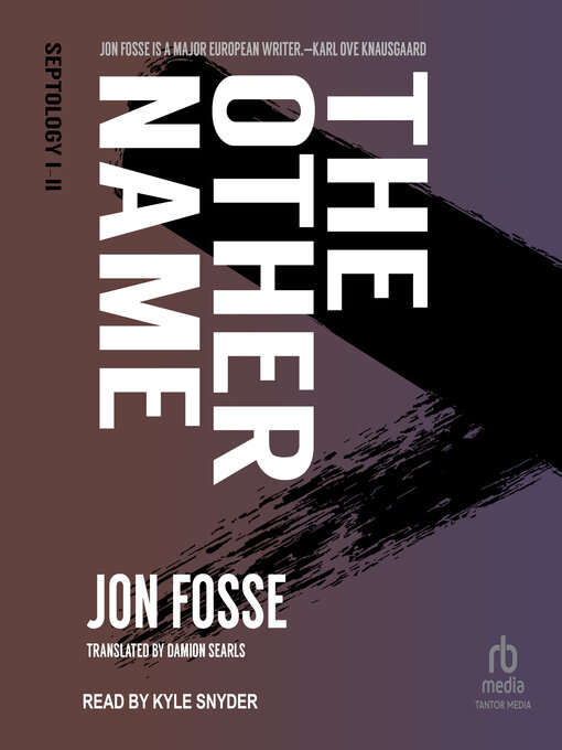 Title details for The Other Name by Jon Fosse - Wait list